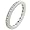 1/2ctw Diamond Channel Set Eternity Band n 14k White Gold - Size 5