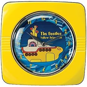 The Beatles Yellow Submarine Vintage Metal Wall Clock