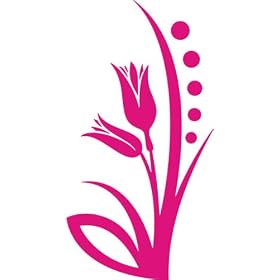 stickers muraux autocollants f50 Lotus Fleur 40x21 cm - rose