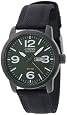 Citizen Men`s BM8475-00X Eco-Drive Military Black Plated Steel Canvas Strap Watch