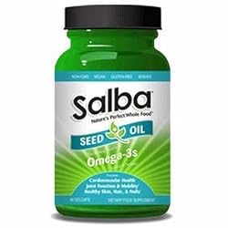 Salba Seed Oil, Plant Based Omega-3, 90 Gelcaps