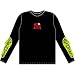 新世紀エヴァンゲリオン EVA-01ロングスリーブＴシャツ ブラック：Ｌ