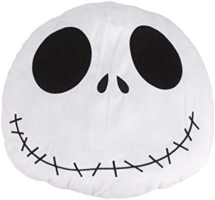 Nightmare Before Christmas Jack Skellington Face Plush Pillow 19"x16"x5"