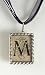 New Orleans Monogram Pendant Necklace - M