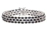 29 Carat Sapphire Sterling Silver Bracelet