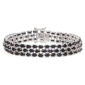 29 Carat Sapphire Sterling Silver Bracelet by Ice.com