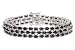 Jewelry : 29 Carat Sapphire Sterling Silver Bracelet