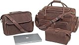 Maxam Brand 3pc ManMade Angola Luggage Set