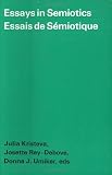 Essays in Semiotics (Approaches to Semiotics, Vol 4)