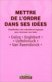 Mettre de l\'ordre dans ses idées. Classification des articulations logiques pour structurer son texte