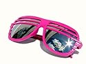 B029 TOTAL VERSPIEGELTE ATZENBRILLE SONNENBRILLE NEON PINK UV-400 
Schutz