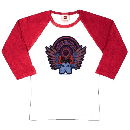Incubus - Winged Face Ladies Baseball T-Shirt