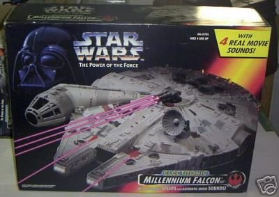 41RAF03VQGL Star Wars Power of the Force Electronic Millennium Falcon