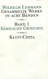 Sämtliche Gedichte.