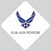 Car Window Sign of U.S. Air Force Logo (United States Air Force)