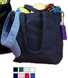 Big Accessories - Canvas Book Tote (BE008)