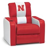 DreamSeat Nebraska NCAA Leather Recliner