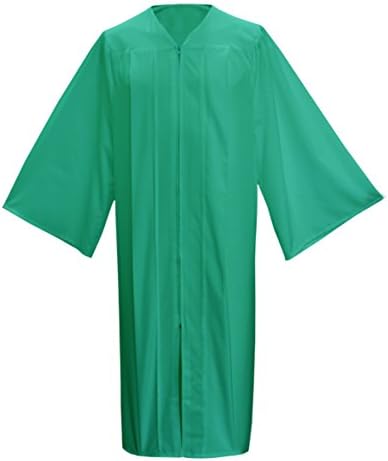 Apparel Group Big Boys' Matte Emerald Green Middle School Cap, Gown & Tassel 45XL(5'0" - 5'2")