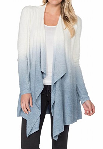 (ベアフット ドリームス) Barefoot Dreams グラデーションカリプソラップカーディガン（ブルー/パール） [並行輸入品]