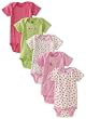 Gerber Baby-Girls Newborn 5 Pack Variety Flowers Onesie