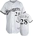 Prince Fielder White Majestic MLB Home Authentic Milwaukee Brewers Jersey - 52 (XX-Large)