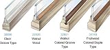 Groove Type Plastic Panel Retainer, Clear Color, 25 Ft Pack