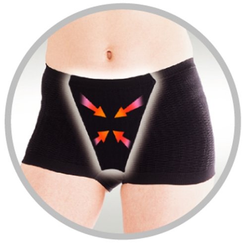 スリムウォーク シェイプUPインナーα ショートパンツ ブラック M PH245