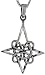 Sterling Silver Celtic Charm, 1 3/8 (35mm) Tall