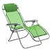Sporting Goods : Pacific Outdoors La Chaise Folding Recliner- Lime Green Mesh with White Frame