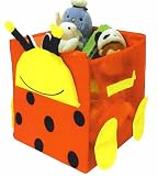 MESH POP-UP STORAGE CUBE ORGANIZER - LADYBUG