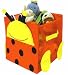 MESH POP-UP STORAGE CUBE ORGANIZER - LADYBUG