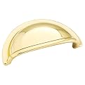 Amerock Cup Pulls 4-pk. - Polished Brass