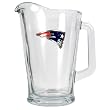 New England Patriots NFL 60oz Glass Pitcher - Primary Logo