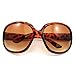 HuaYang Lady's Vintage Big Frame Sunglasses Goggles Shades Eyeglass(Leopard)