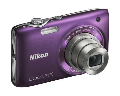 Nikon Coolpix S3100 Digital Camera - Purple  14MP  5x Wide Optical Zoom  2.7 inch LCD