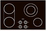 Bosch : 30 inch Smoothtop Electric Cooktop : Stainless Steel Trim
