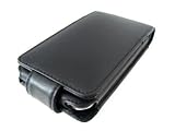 Ipod Touch (1st Gen) Premium Black Leather Flip Style Case By Prima Cases