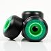 Spitfire Hardcore (Set of 4) Skateboard Wheels - 51mm - Black / Green