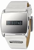 DKNY Stainless Steel Ladies Black & Silver Dial with Cream Patent Leather Strap Watch