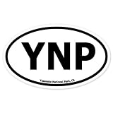 Yosemite National Park Oval car bumper sticker 5