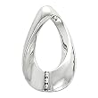 14K White Gold Diamond Pendant/Slide - 0.05 Ct.