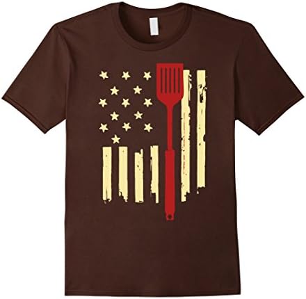 Men's 17th Hibachi Grill Tabletop Teppanyaki Street BBQ T Shirt Large Brown
