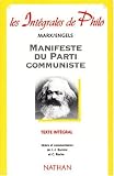 Int�grale philo n12 manifeste du parti communiste texte int�gral