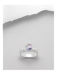 CZ Ring In 92.5 Sterling Silver