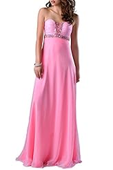 A-line Strapless Jeweled Beaded Backless Chiffon Cocktail 2015 Sleeveless Evening Dress/Homecoming Dress/Prom Dress  with a Brush/Sweep Train 
