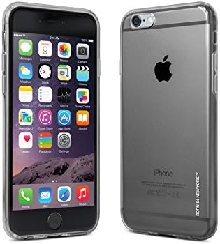 iPhone 6 [Liquid] iPhone 6 (4.7) Case **NEW** [Ultimate TPU Series] Liquid Protection Technology 360˚ Cover - ECO-Friendly ROHS Retail Package - Soft Plastic Case for iPhone 6 (4.7) [IDCE604-BLK] (2014) - (Clear Black)