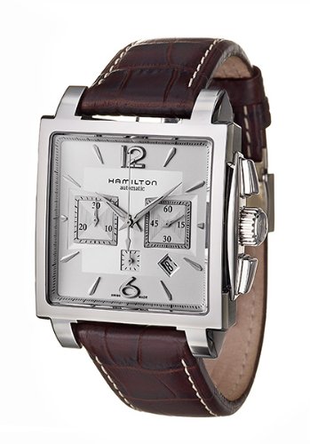 Hamilton Men's H32666555 Jazzmaster Square Silver Dial Watch