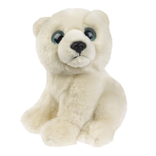 Wild Republic 88755 - Wild Watcher, Eisb&auml;r mit gro&szlig;en Kulleraugen, 18 cm - NEUHEIT