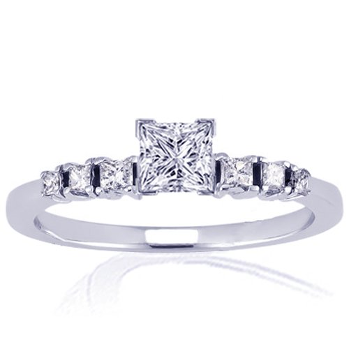 1.20 Ct Princess Cut Diamond Engagement Ring