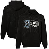 NBA adidas Denver Nuggets Black All Over Print Hoody Sweatshirt (Large)